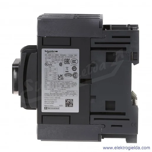 LC1D40ABD 1z+1r 18,5kW 60A Uc   24 VDC Stycznik zaciski śrubowe LC1D40ABD 1z+1r 18,5kW 60A Uc   24 VDC Stycznik zaciski śrubowe