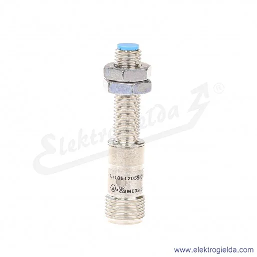 Czujnik indukcyjny 1051205 IME08-02BPSZC0S 10..30VDC, zasięg 2mm, PNP NO, tuleja M8, przyłącze M12 4P Czujnik indukcyjny 1051205 IME08-02BPSZC0S 10..30VDC, zasięg 2mm, PNP NO, tuleja M8, przyłącze M12 4P