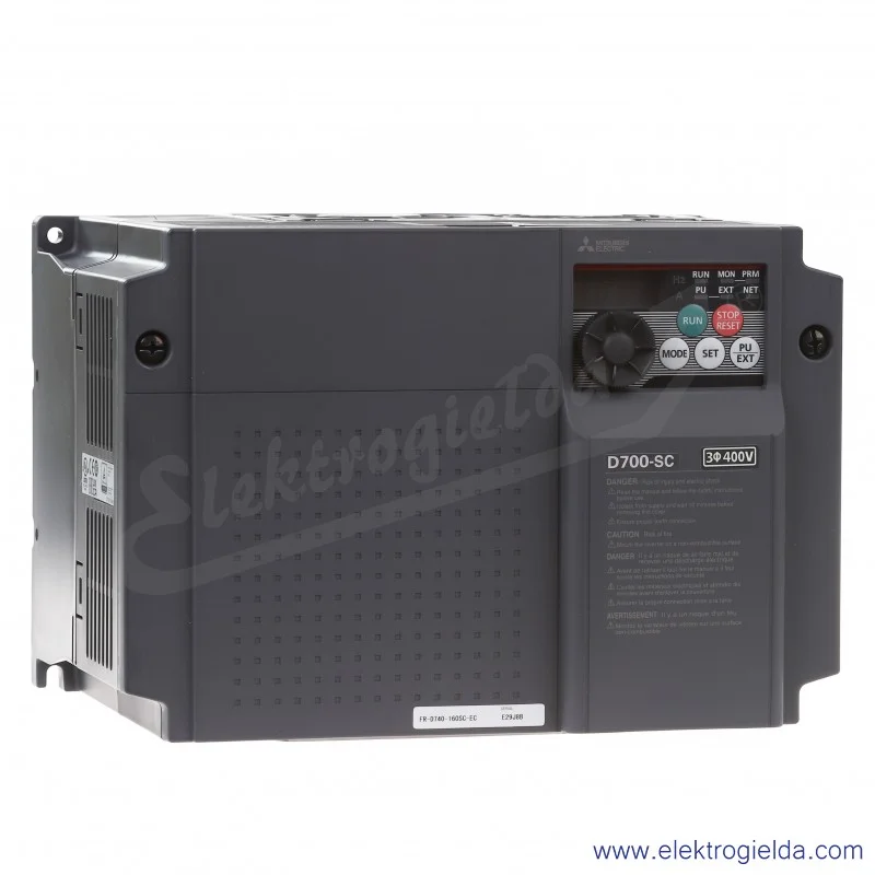 Falownik 247607 FR-D740-160SC-EC 7.5kW, 3x380..480V, 16A, IP20 Falownik 247607 FR-D740-160SC-EC 7.5kW, 3x380..480V, 16A, IP20