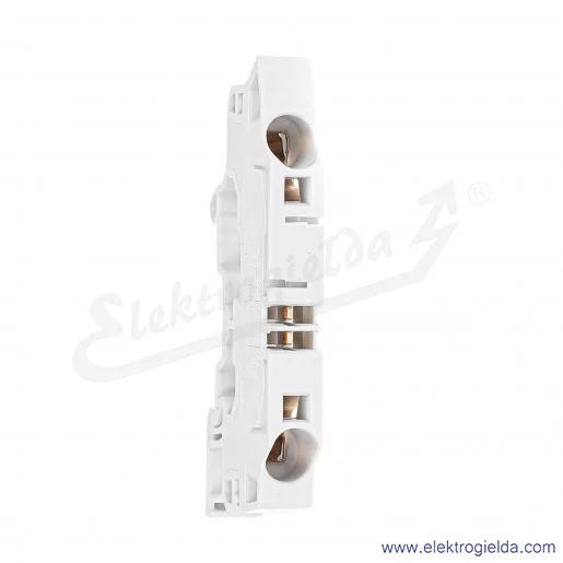 Złączka ZK10 przelotowa z zaciskami sprężynowymi 0,5-10mm2; szerokość 10mm; szara Złączka ZK10 przelotowa z zaciskami sprężynowymi 0,5-10mm2; szerokość 10mm; szara