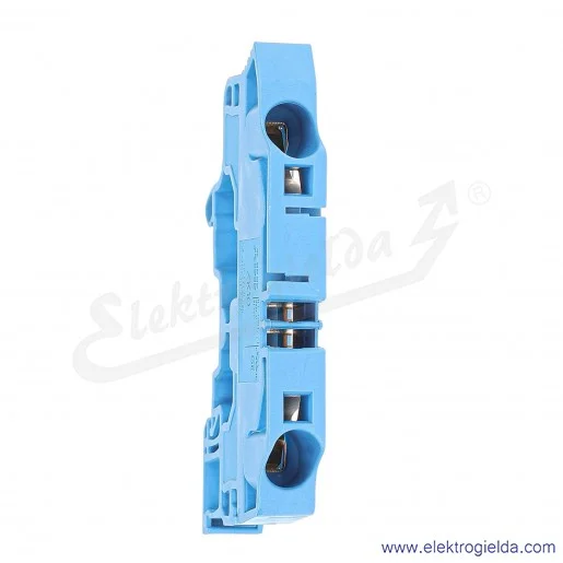 Złączka ZK10-BL przelotowa z zaciskami sprężynowymi 0,5-10mm2; szerokość 10mm; niebieska Złączka ZK10-BL przelotowa z zaciskami sprężynowymi 0,5-10mm2; szerokość 10mm; niebieska