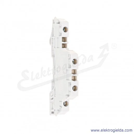 Złączka ZS4-D2 przelotowa 2-piętrowa z zaciskami śrubowymi 0,2-4mm2; szerokość 5mm; szara Złączka ZS4-D2 przelotowa 2-piętrowa z zaciskami śrubowymi 0,2-4mm2; szerokość 5mm; szara