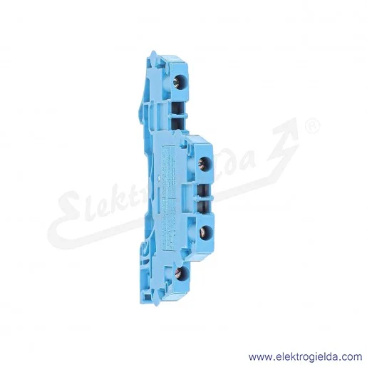 Złączka ZS4-D2-BL przelotowa 2-piętrowa z zaciskami śrubowymi 0,2-4mm2; szerokość 5mm; niebieska Złączka ZS4-D2-BL przelotowa 2-piętrowa z zaciskami śrubowymi 0,2-4mm2; szerokość 5mm; niebieska