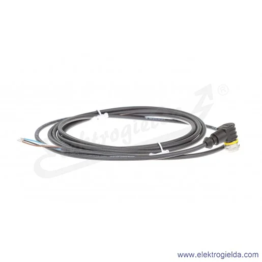 Gniazdo z przewodem 6626670 WKC4.4T-3/TXL Przewód PUR, 4-żyłowy, 3m, złącze M12, żeńskie, kątowe Gniazdo z przewodem 6626670 WKC4.4T-3/TXL Przewód PUR, 4-żyłowy, 3m, złącze M12, żeńskie, kątowe