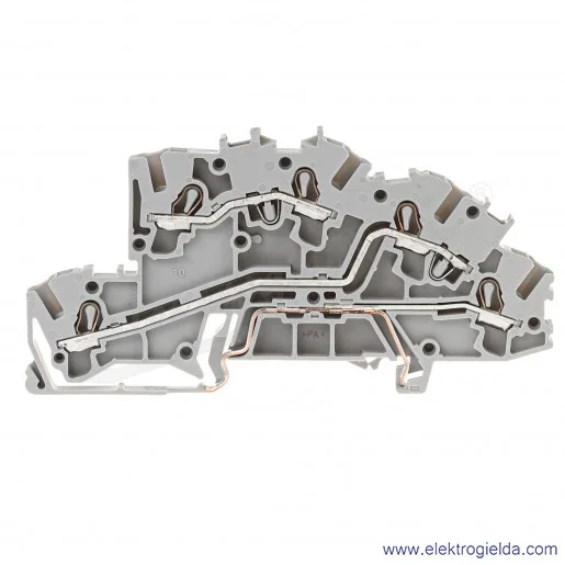 Złączka piętrowa 2003-7645 L/L/PE 2.5mm2 szara Złączka piętrowa 2003-7645 L/L/PE 2.5mm2 szara