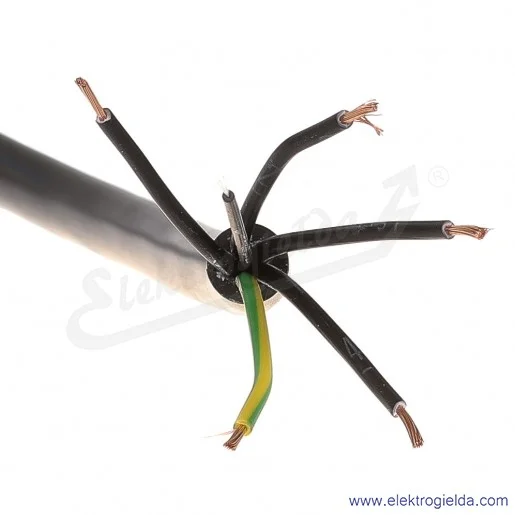 5G1,0mm2 ÖLFLEX® CLASSIC 110 Black Czarny przewód przyłączeniowy zasilający i sterowniczy do użytku na zewnątrz 5G1,0mm2 ÖLFLEX® CLASSIC 110 Black Czarny przewód przyłączeniowy zasilający i sterowniczy do użytku na zewnątrz