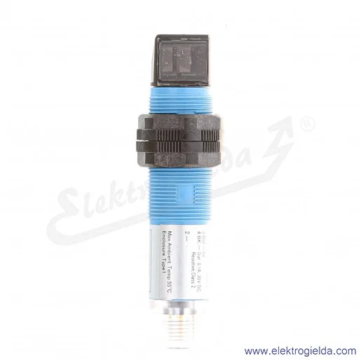 Czujnik refleksyjny 6044033 VL180-2P32438 10..30VDC, PNP Dark-ON, zasięg 0.05m..5.5m, tuleja M18, przyłącze M12 3P Czujnik refleksyjny 6044033 VL180-2P32438 10..30VDC, PNP Dark-ON, zasięg 0.05m..5.5m, tuleja M18, przyłącze M12 3P
