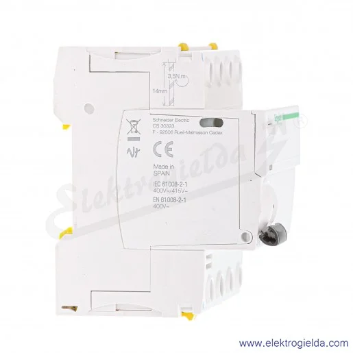 Wyłącznik różnicowoprądowy A9Z21425 iID 4P 25A 30mA typ A Wyłącznik różnicowoprądowy A9Z21425 iID 4P 25A 30mA typ A