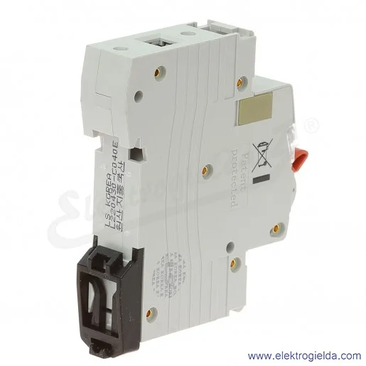 Wyłącznik nadprądowy BKN 1P, charakterystyka C, 4A Wyłącznik nadprądowy BKN 1P, charakterystyka C, 4A