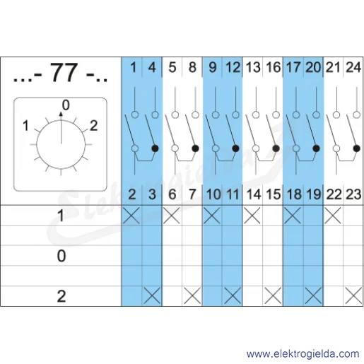 Schemat łączenia 4G10-77-U Schemat łączenia 4G10-77-U