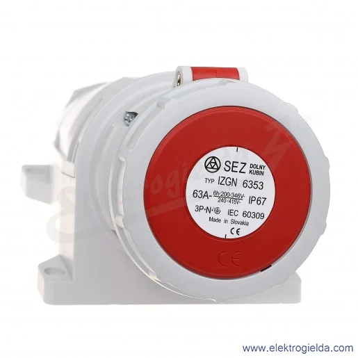 Gniazdo stałe 5x63A 3P+N+PE Gniazdo stałe 5x63A 3P+N+PE