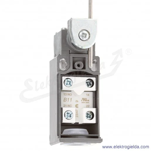 Wyłącznik krańcowy 1SBV010171R1211 LS31P71B11 NO+NC, pręt regulowany max 177.5mm, przyłącze PG11, IP65, obudowa plastikowa Wyłącznik krańcowy 1SBV010171R1211 LS31P71B11 NO+NC, pręt regulowany max 177.5mm, przyłącze PG11, IP65, obudowa plastikowa