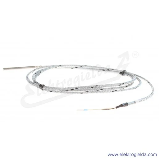 Czujnik temperatury AR131-J-2-5-50-1,5-6-2-400C termopara J, klasa 2, średnica 5mm, długość czujnika 50mm, przewód 1.5m, oplot 2 Czujnik temperatury AR131-J-2-5-50-1,5-6-2-400C termopara J, klasa 2, średnica 5mm, długość czujnika 50mm, przewód 1.5m, oplot 2
