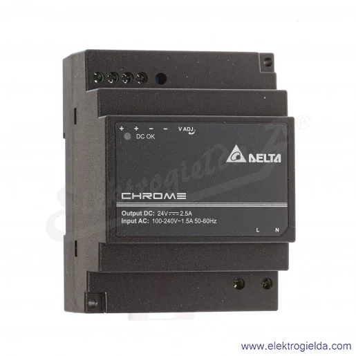 Zasilacz DRC-24V60W1AZ 24V/2.5A/60W, klasa II Zasilacz DRC-24V60W1AZ 24V/2.5A/60W, klasa II