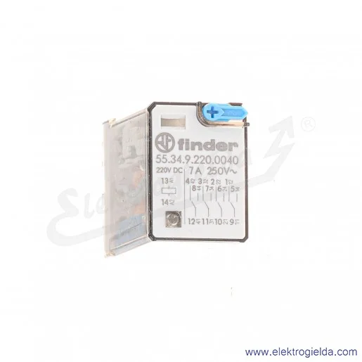 Przekaźnik elektromagnetyczny 55.34.9.220.0040 4P 220V DC Przekaźnik elektromagnetyczny 55.34.9.220.0040 4P 220V DC