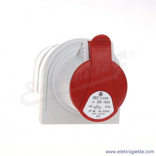 Gniazdo stałe 4x16A 3P+PE Gniazdo stałe 4x16A 3P+PE
