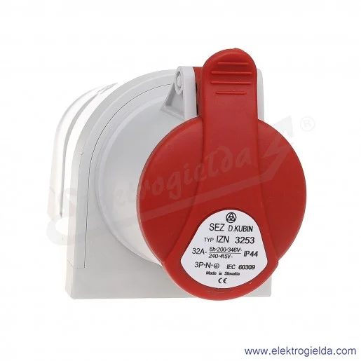 Gniazdo stałe 5x32A 3P+N+PE Gniazdo stałe 5x32A 3P+N+PE