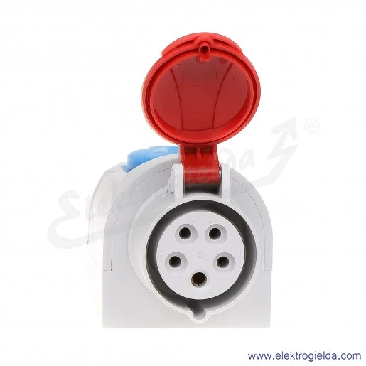 Gniazdo stałe 5x16A 400V + 1x16A 250V IP44 kombi Gniazdo stałe 5x16A 400V + 1x16A 250V IP44 kombi