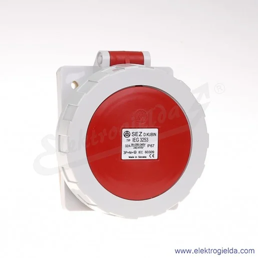 Gniazdo tablicowe 5x32A 3P+N+PE Gniazdo tablicowe 5x32A 3P+N+PE