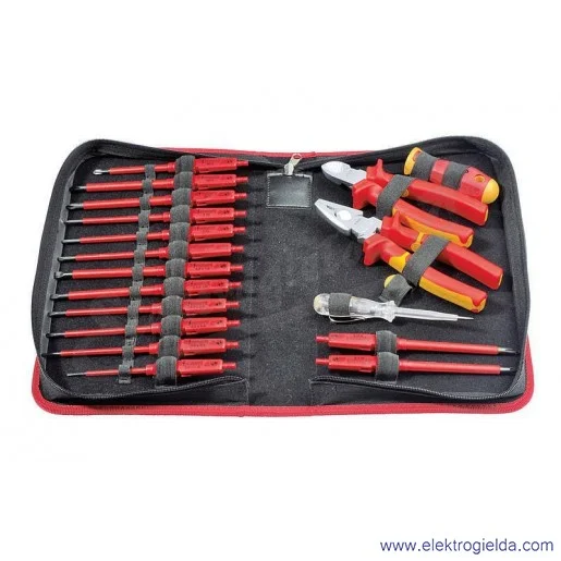 Zestaw narzędzi FL06391904 063 919 04 felo E-smart 19 elementów w etui Zestaw narzędzi FL06391904 063 919 04 felo E-smart 19 elementów w etui