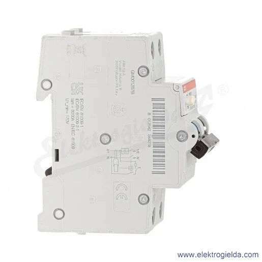 Wyłącznik różnicowo-nadprądowy DSH201 B6 AC30 2P 6A B 0,03A typ AC Wyłącznik różnicowo-nadprądowy DSH201 B6 AC30 2P 6A B 0,03A typ AC