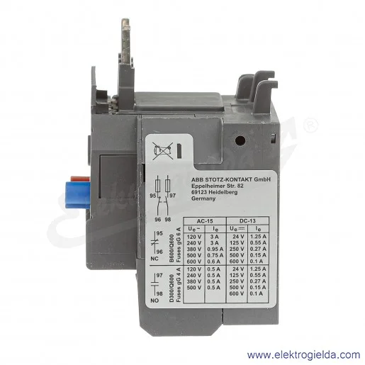 Przekaźnik termiczny T16-0.17 0.13-0.17 A Przekaźnik termiczny T16-0.17 0.13-0.17 A