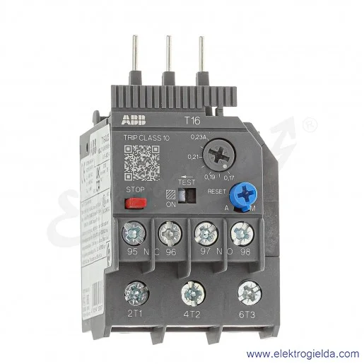 Przekaźnik termiczny T16-0.23 0.17-0.23 A Przekaźnik termiczny T16-0.23 0.17-0.23 A