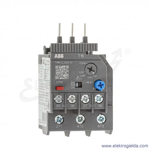 Przekaźnik termiczny T16-0.55 0.41-0.55 A Przekaźnik termiczny T16-0.55 0.41-0.55 A