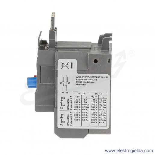 Przekaźnik termiczny T16-0.55 0.41-0.55 A Przekaźnik termiczny T16-0.55 0.41-0.55 A