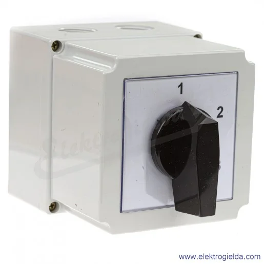 Łącznik krzywkowy 4G80-86-PK /1-2-3/ 2P, 80A, w obudowie Łącznik krzywkowy 4G80-86-PK /1-2-3/ 2P, 80A, w obudowie