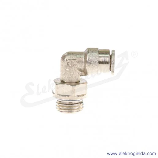 Złączka kątowa G1/4-FI6 metalowa Camozzi 6522-6-1/4 Złączka kątowa G1/4-FI6 metalowa Camozzi 6522-6-1/4