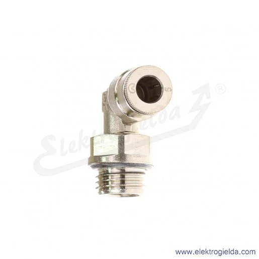 Złączka kątowa G1/4-FI6 metalowa Camozzi 6522-6-1/4 Złączka kątowa G1/4-FI6 metalowa Camozzi 6522-6-1/4