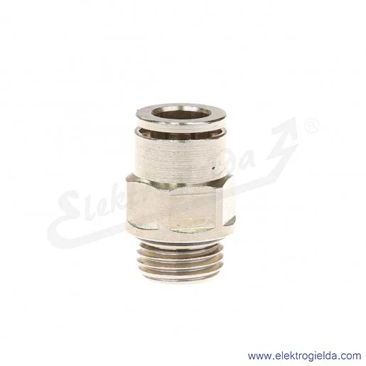 Złączka prosta G1/4-FI8 metalowa Camozzi 6512-8-1/4 Złączka prosta G1/4-FI8 metalowa Camozzi 6512-8-1/4