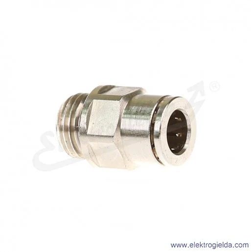 Złączka prosta G1/4-FI8 metalowa Camozzi 6512-8-1/4 Złączka prosta G1/4-FI8 metalowa Camozzi 6512-8-1/4