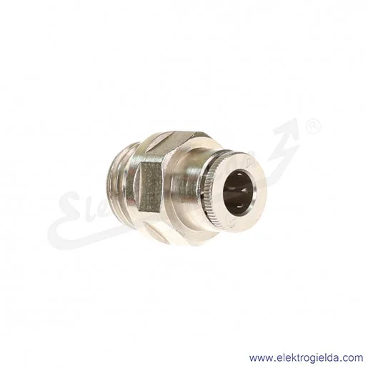 Złączka prosta G1/4-FI6 metalowa Camozzi 6512-6-1/4 Złączka prosta G1/4-FI6 metalowa Camozzi 6512-6-1/4