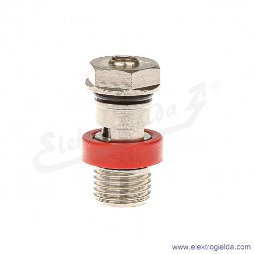 Zawór dławiąco- zwrotny SCU 606-1/4, G1/4, banjo, 1-10 bar, 530 l/min, dławienie na wypływie, regulacja śrubokrętem, Camozzi Zawór dławiąco- zwrotny SCU 606-1/4, G1/4, banjo, 1-10 bar, 530 l/min, dławienie na wypływie, regulacja śrubokrętem, Camozzi