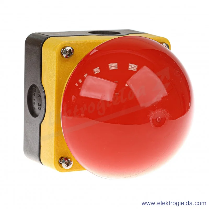 Przycisk bezpieczeństwa duży 229747 FAK-R/V/KC01/IY 1NC czerwony, IP67 odblokowanie przez wyciągnięcie Przycisk bezpieczeństwa duży 229747 FAK-R/V/KC01/IY 1NC czerwony, IP67 odblokowanie przez wyciągnięcie