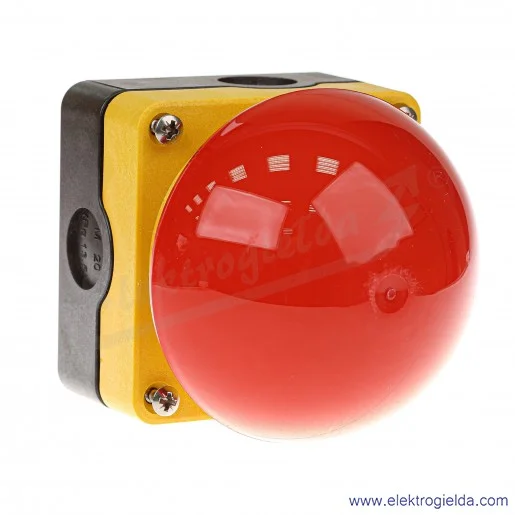 Przycisk bezpieczeństwa duży 229747 FAK-R/V/KC01/IY 1NC czerwony, IP67 odblokowanie przez wyciągnięcie Przycisk bezpieczeństwa duży 229747 FAK-R/V/KC01/IY 1NC czerwony, IP67 odblokowanie przez wyciągnięcie