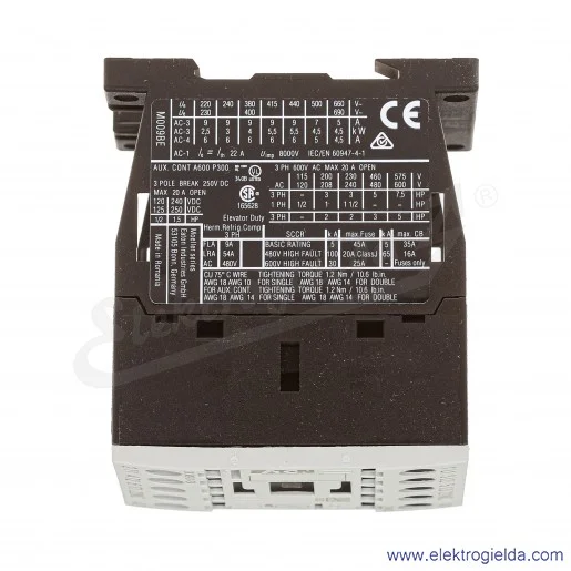 Stycznik DILM9-01-EA(24VDC) 3P+1NC 4kW 9A Us 24VDC Stycznik DILM9-01-EA(24VDC) 3P+1NC 4kW 9A Us 24VDC