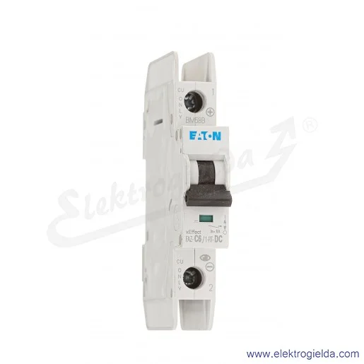 Wyłącznik nadprądowy 305873 FAZ-C6/1-RT-DC 1 biegunowy, typ C, 6A Wyłącznik nadprądowy 305873 FAZ-C6/1-RT-DC 1 biegunowy, typ C, 6A