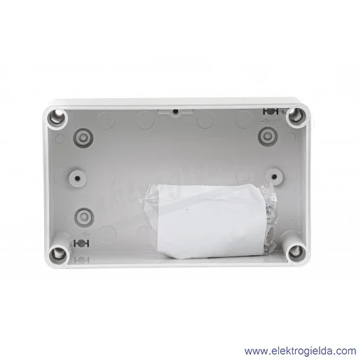 Puszka natynkowa 2707-00, 170x105x82mm, szara RAL7035, wew. wymiary 164X99X67mm, IP65 Puszka natynkowa 2707-00, 170x105x82mm, szara RAL7035, wew. wymiary 164X99X67mm, IP65