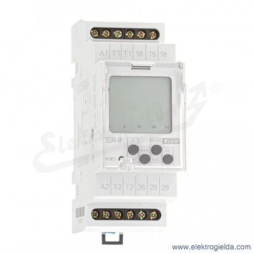 Termostat cyfrowy TER-9 230VAC regulator dzienny, tygodniowy, roczny Termostat cyfrowy TER-9 230VAC regulator dzienny, tygodniowy, roczny