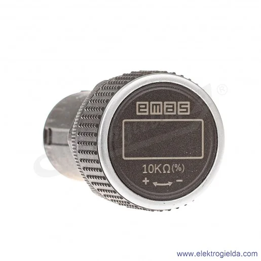 Potencjometr elektroniczny z wyświetlaczem HPMR10K1 10KOhm 24V/10V DC EMAS Potencjometr elektroniczny z wyświetlaczem HPMR10K1 10KOhm 24V/10V DC EMAS