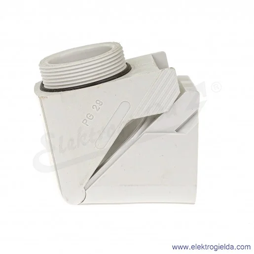 Dławik kątowy E03DK-02160100603 KD 29 z tworzywa, PG29, szary IP68 Dławik kątowy E03DK-02160100603 KD 29 z tworzywa, PG29, szary IP68