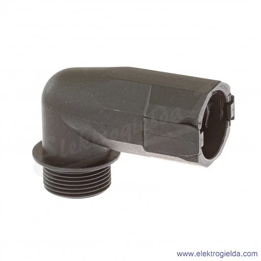 Dławik kątowy E03DK-07050101411 FKD 16 BK czarny poliamidowy, gwint PG16 do rur WTE16 Dławik kątowy E03DK-07050101411 FKD 16 BK czarny poliamidowy, gwint PG16 do rur WTE16