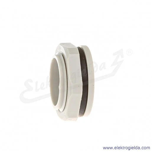 Zaślepka z tworzywa E03DK-02110400403 DZ2 25M, M25x1.5 szara z nakrętką i uszczelką Zaślepka z tworzywa E03DK-02110400403 DZ2 25M, M25x1.5 szara z nakrętką i uszczelką