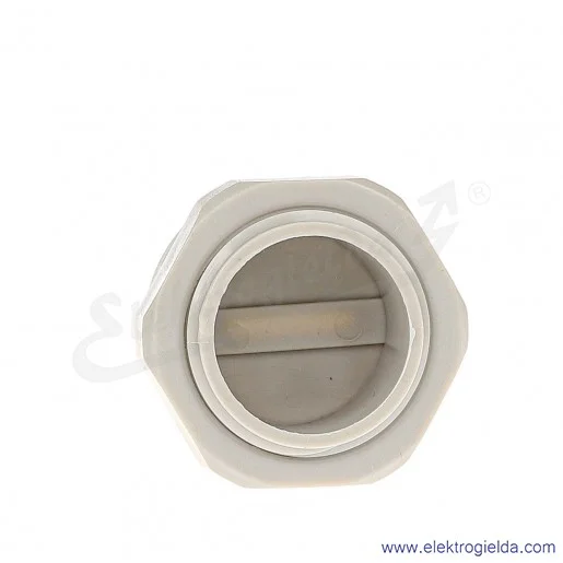 Zaślepka z tworzywa E03DK-02110400403 DZ2 25M, M25x1.5 szara z nakrętką i uszczelką Zaślepka z tworzywa E03DK-02110400403 DZ2 25M, M25x1.5 szara z nakrętką i uszczelką