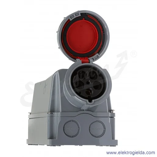 Gniazdo stałe 24397, 5X125, 400V, natynkowe, IP67 Gniazdo stałe 24397, 5X125, 400V, natynkowe, IP67