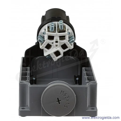 Gniazdo stałe 24397, 5X125, 400V, natynkowe, IP67 Gniazdo stałe 24397, 5X125, 400V, natynkowe, IP67