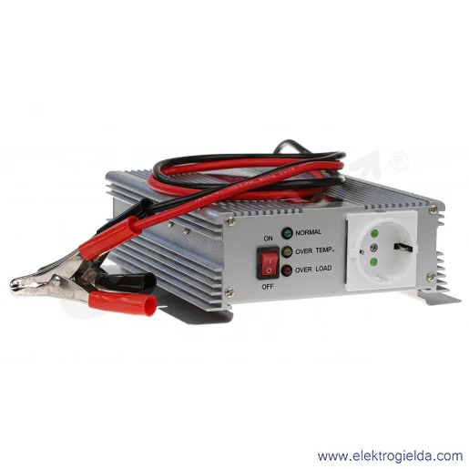 Przetwornica A301-600-F3 A301-600-F3 zasilanie 10..15VDC, wyjście 230V 600W Przetwornica A301-600-F3 A301-600-F3 zasilanie 10..15VDC, wyjście 230V 600W